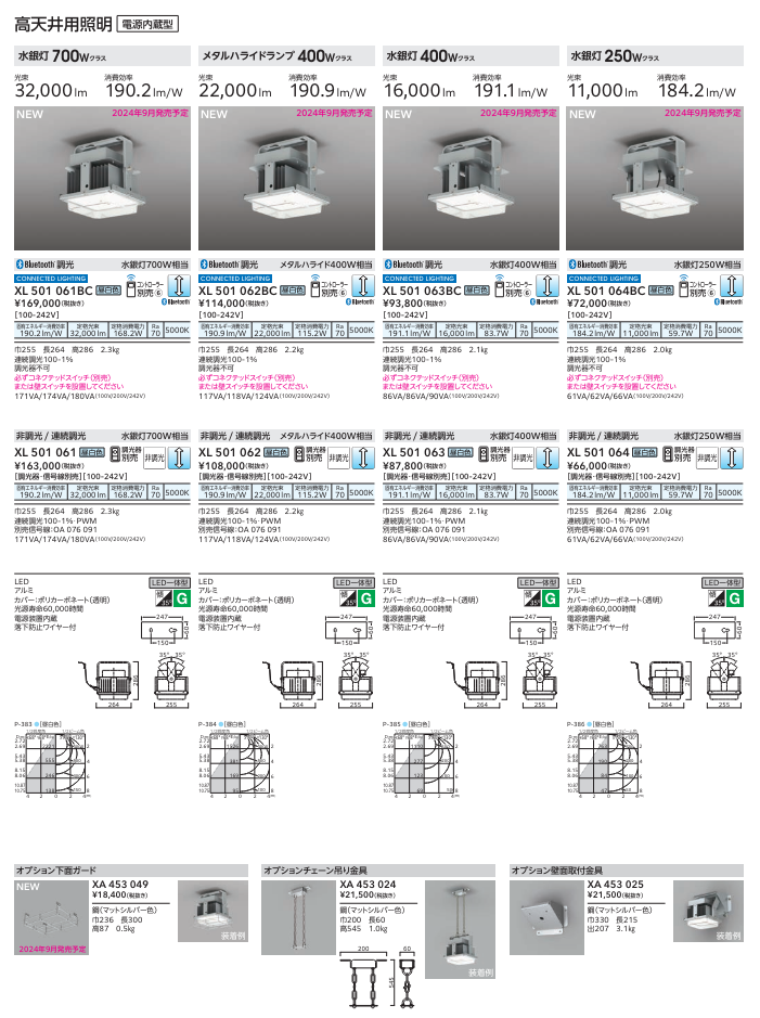 高頂燈光 60-170W